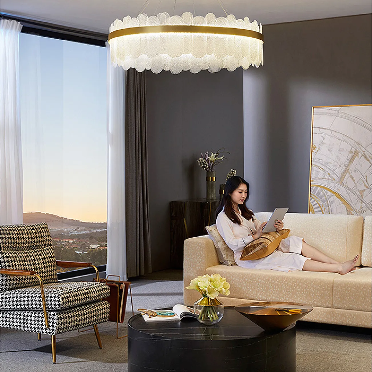 Подвесная люстра CHARLOTTA D100 от ImperiumLoft