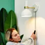 Настенный светильник LARRY Wall 1L Black/Brushed Brass от ImperiumLoft