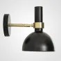 Настенный светильник LARRY Wall 1L Black/Brushed Brass от ImperiumLoft