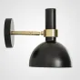 Настенный светильник LARRY Wall 1L Black/Brushed Brass от ImperiumLoft