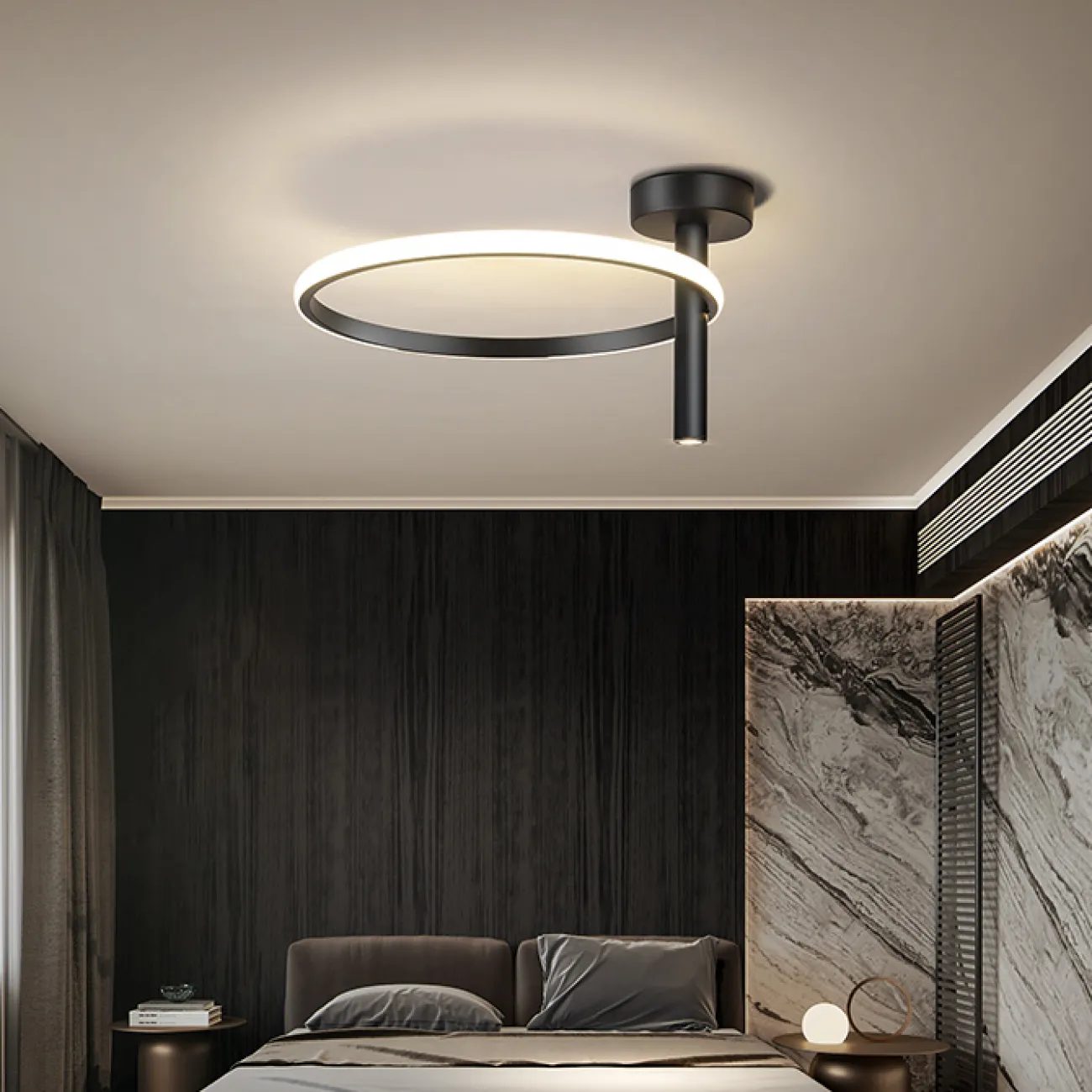 Потолочный светильник MOFFIT D45 Black от ImperiumLoft