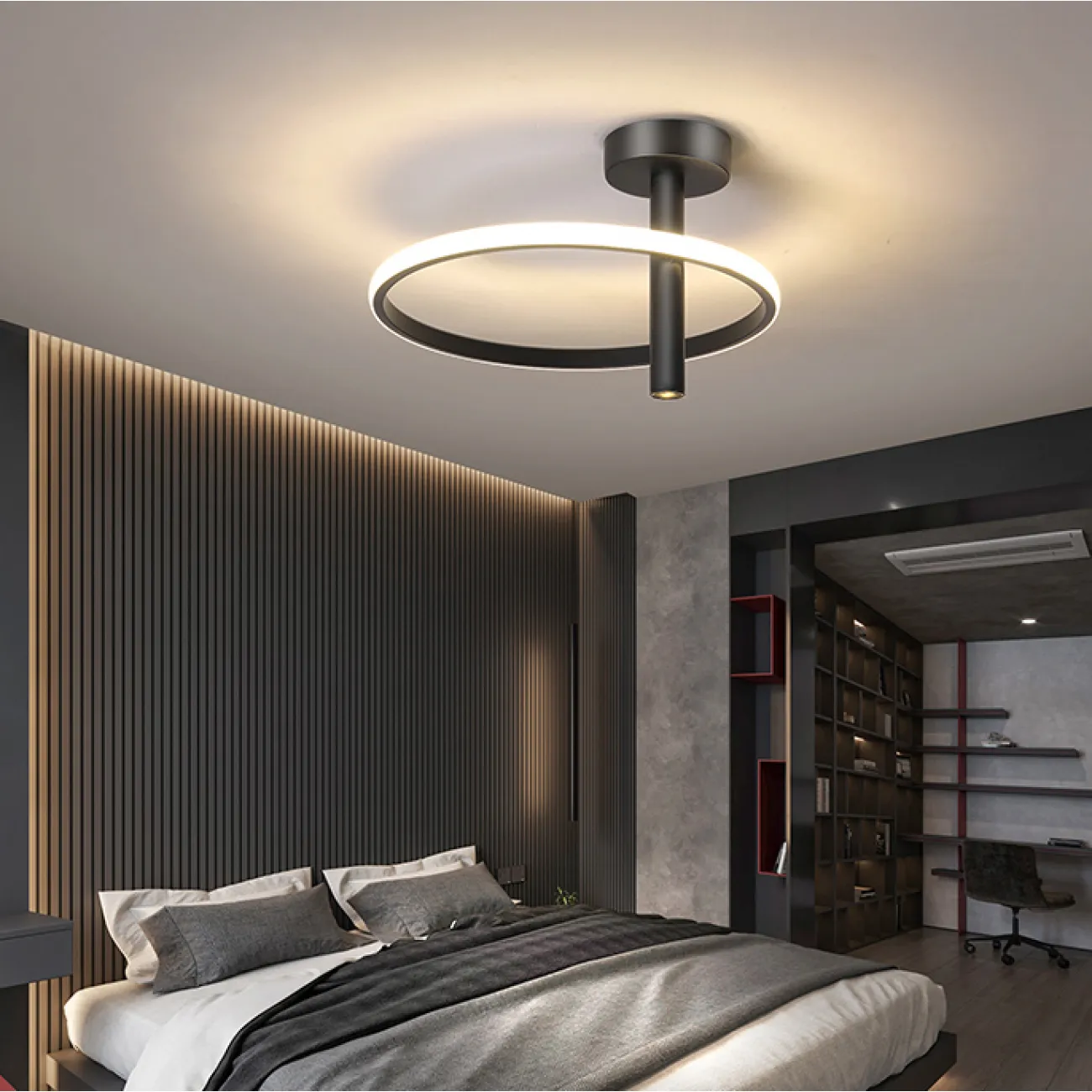 Потолочный светильник MOFFIT D45 Black от ImperiumLoft
