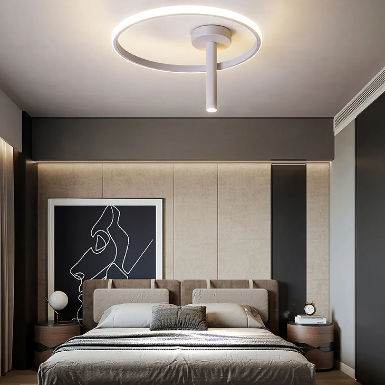 Потолочный светильник MOFFIT D45 White от ImperiumLoft