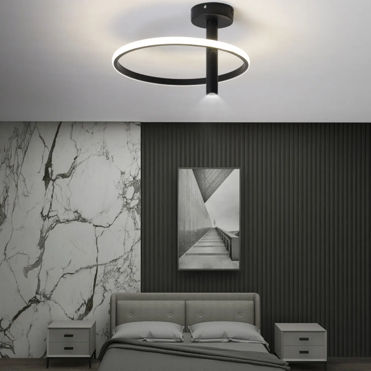 Потолочный светильник MOFFIT D45 Black от ImperiumLoft
