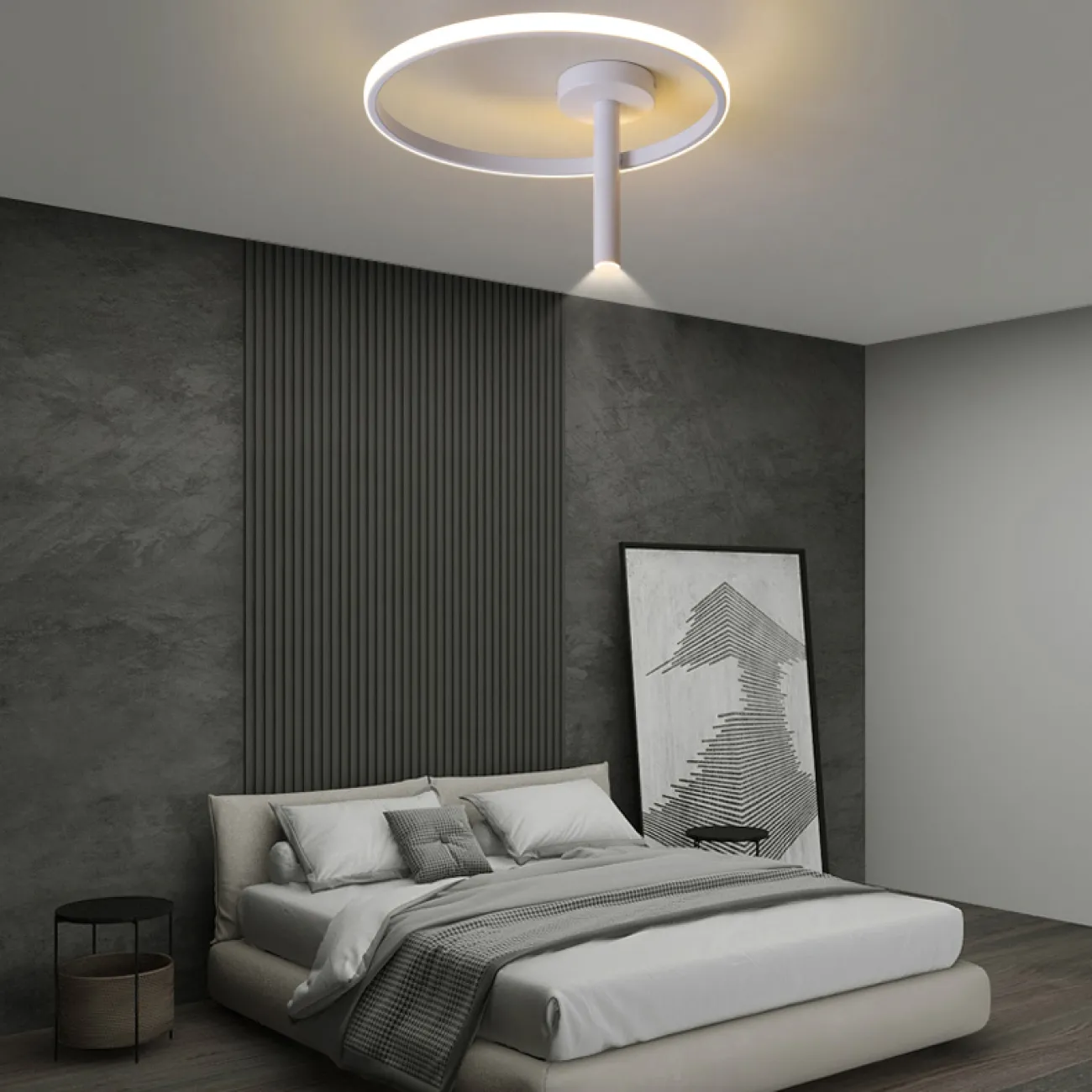 Потолочный светильник MOFFIT D45 White от ImperiumLoft