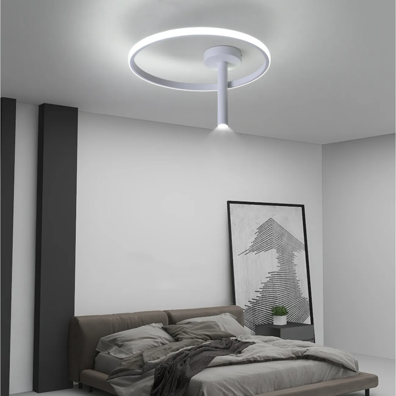 Потолочный светильник MOFFIT D45 White от ImperiumLoft