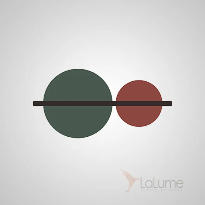 Настенный светильник LIBERTY TWO WALL Green Red от ImperiumLoft Настенный светильник LIBERTY TWO WALL Green Red от ImperiumLoft