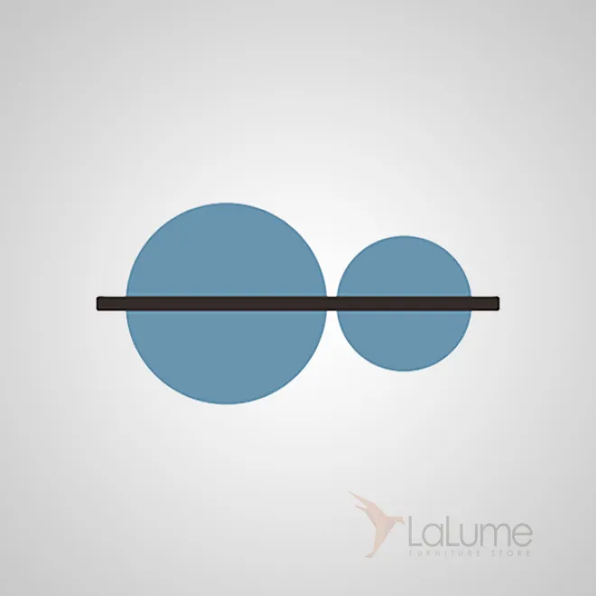 Настенный светильник LIBERTY TWO WALL Blue от ImperiumLoft