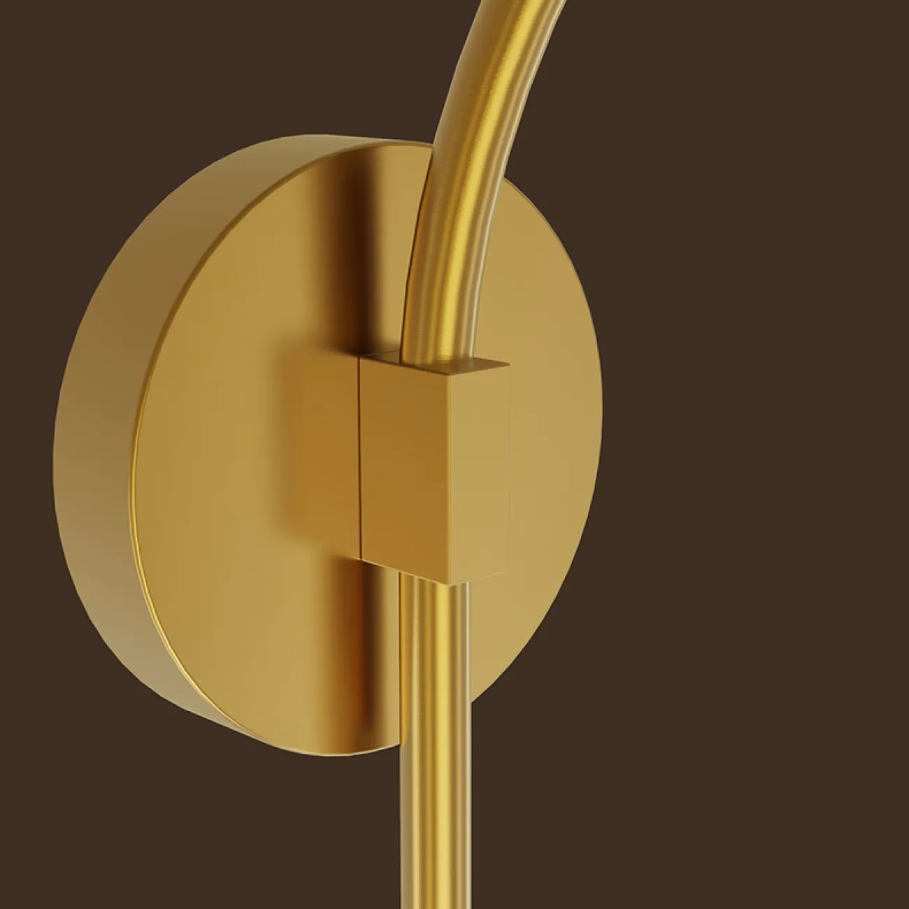 Серия настенных светодиодных светильников с хрустальными плафонами в форме кристаллов на изогнутых рожках RH E WALL L2 Left Black