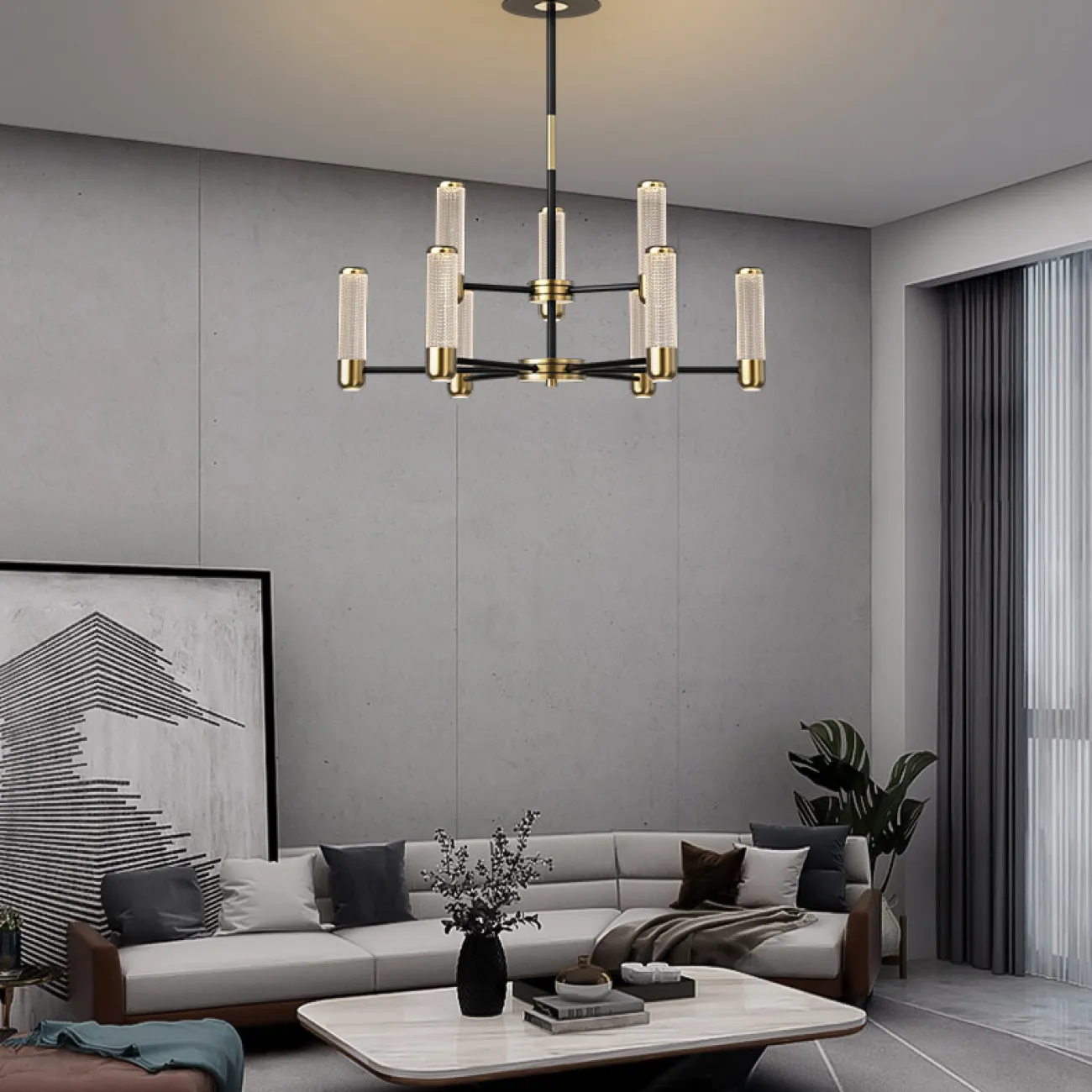 Потолочная люстра BERENICA L9 3000, 4000, 5000К от ImperiumLoft
