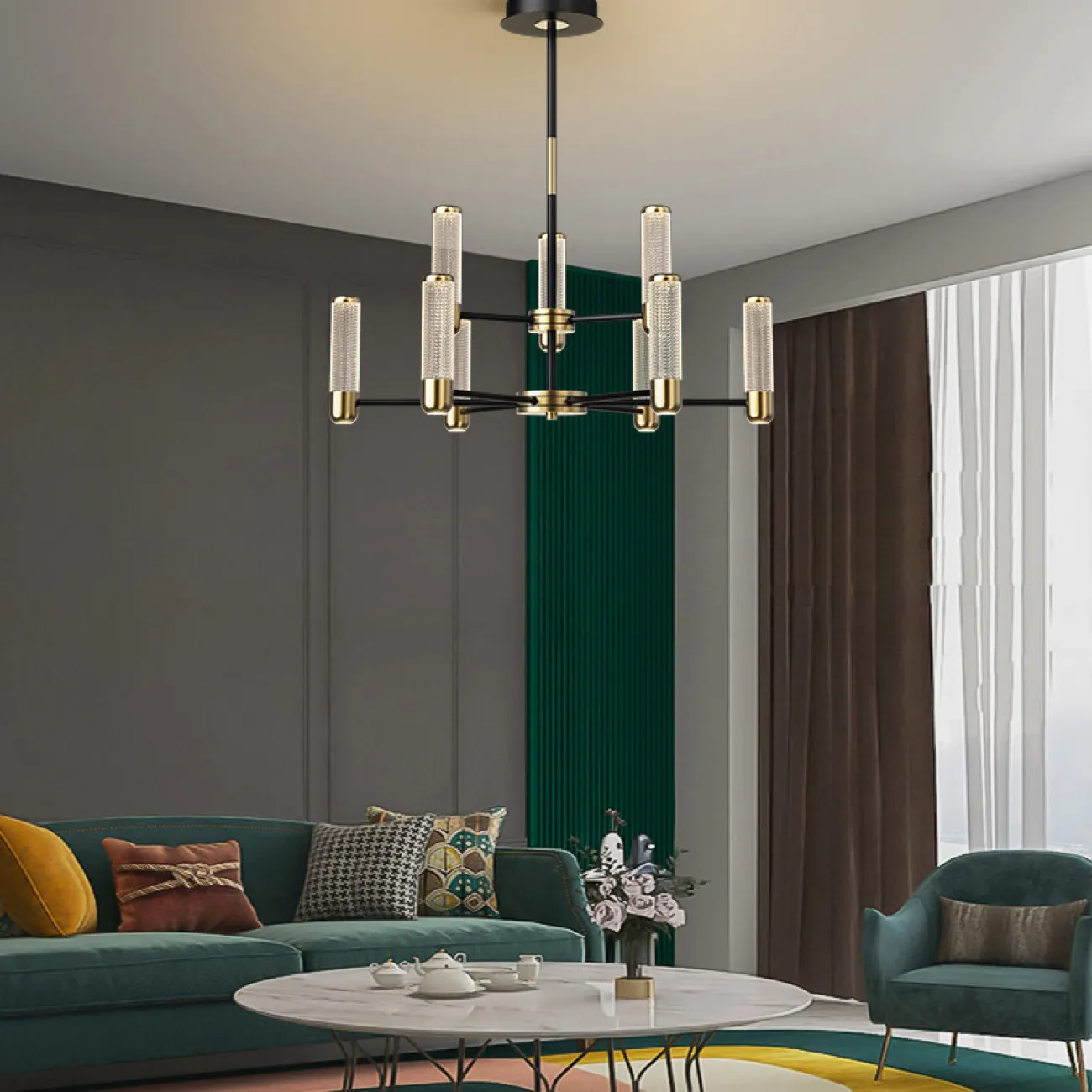 Потолочная люстра BERENICA L12 4000К от ImperiumLoft