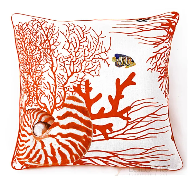 Декоративная подушка Coral #2 от LaLume Декоративная подушка Coral #2 от LaLume
