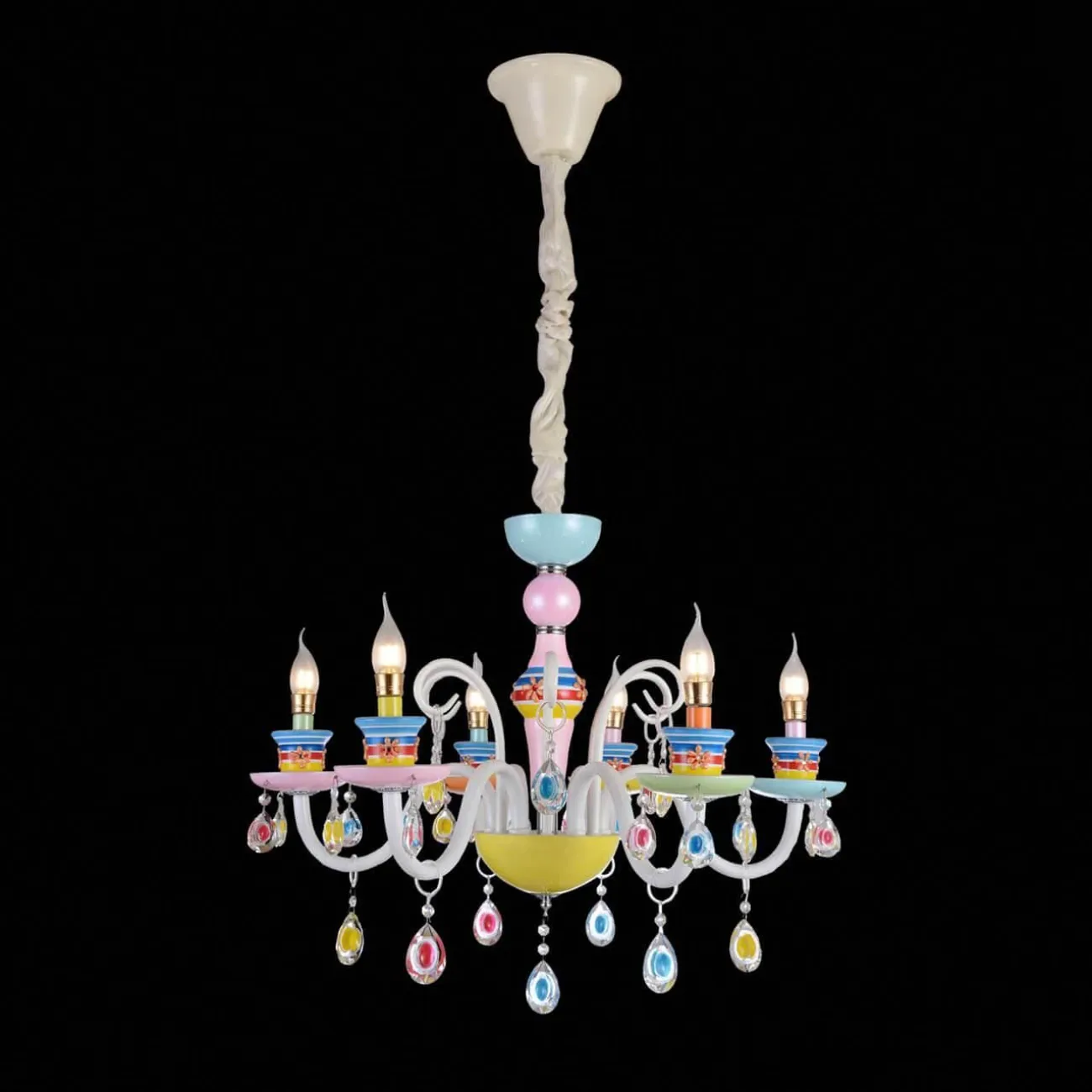 Разноцветная люстра TEATIME 6 от ImperiumLoft Разноцветная люстра TEATIME 6 от ImperiumLoft