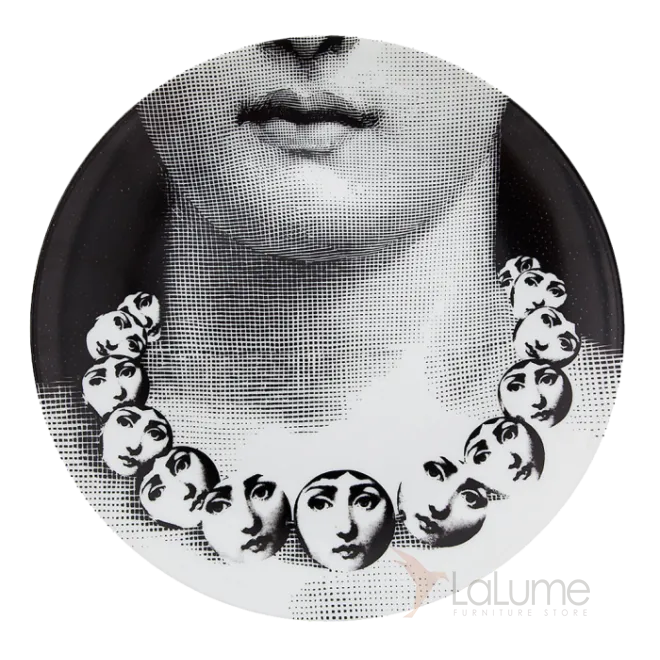 Декоративная тарелка Fornasetti 107 designed by Piero Fornasetti от LaLume