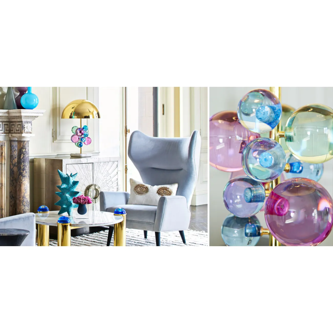 Настольная лампа Globo Table Lamp designed by Jonathan Adler от LaLume