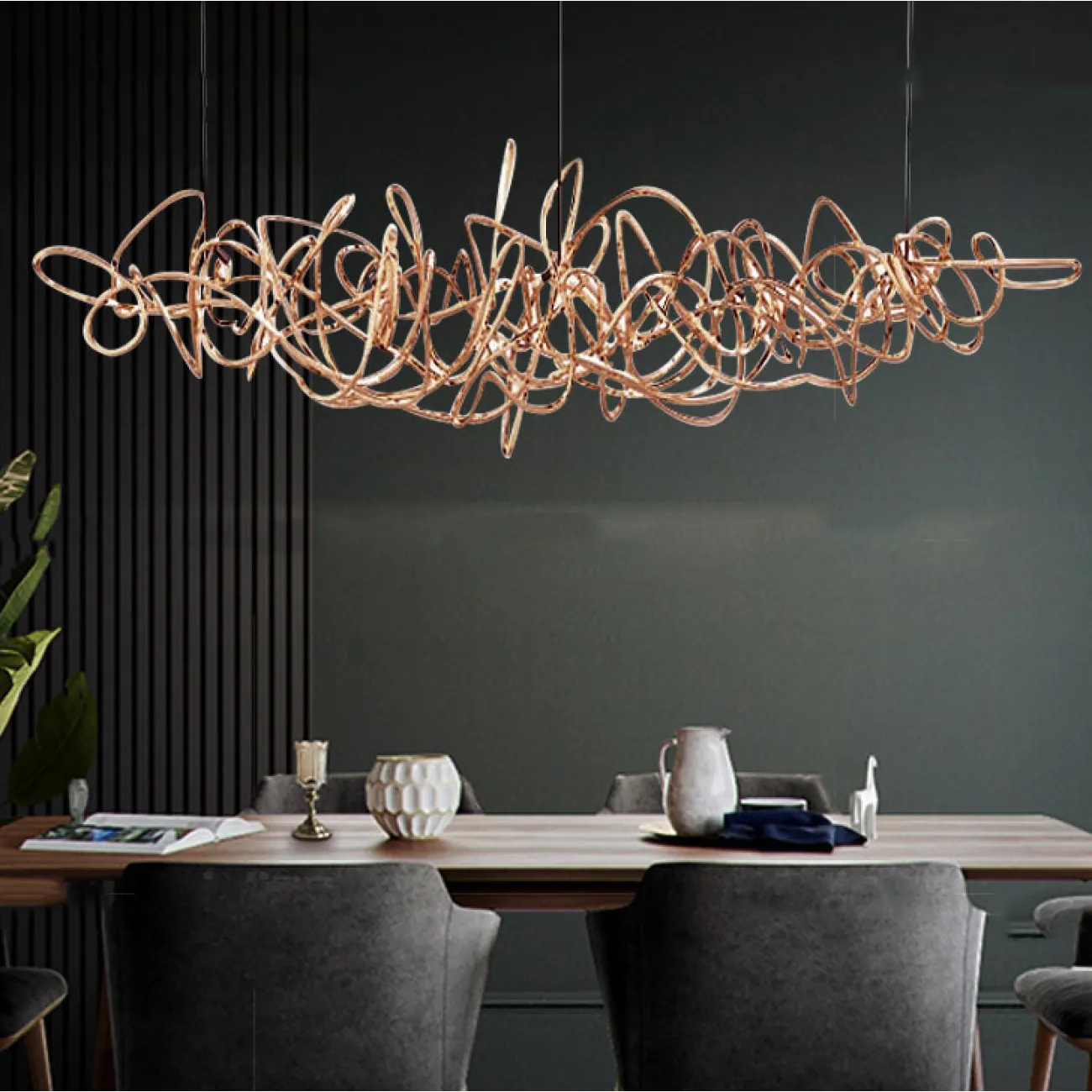 Подвесной светильник COUNTESS L135 Rose Gold от ImperiumLoft