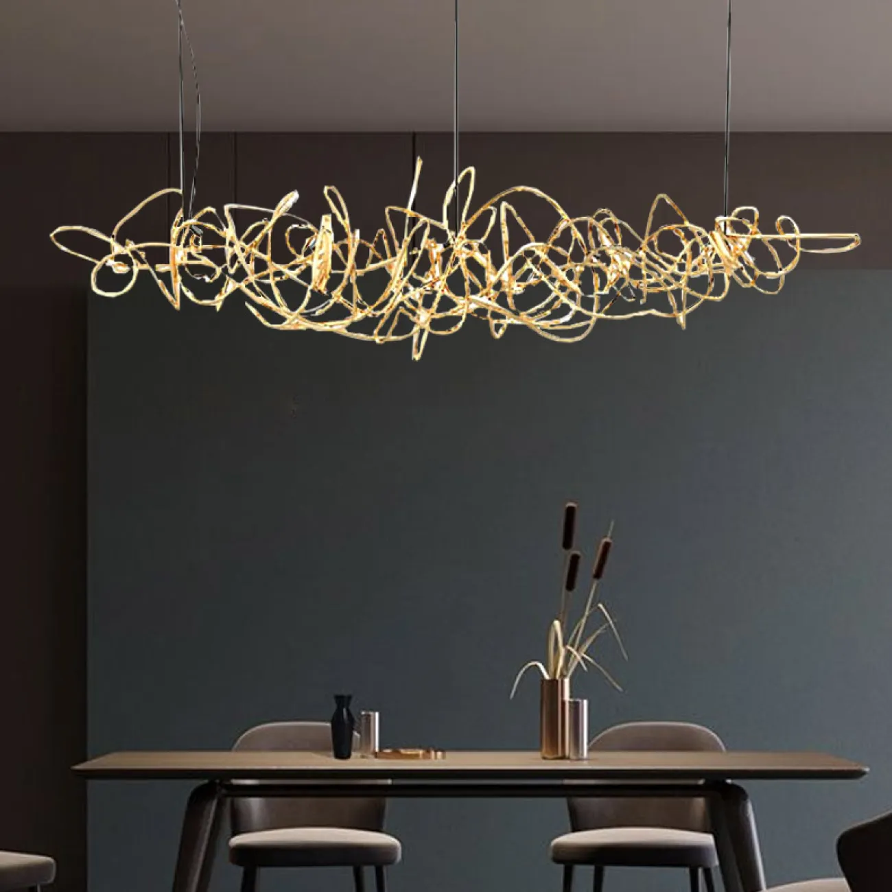 Подвесной светильник COUNTESS L135 Rose Gold от ImperiumLoft