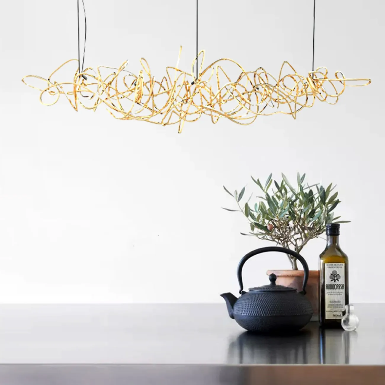 Подвесной светильник COUNTESS L135 Rose Gold от ImperiumLoft