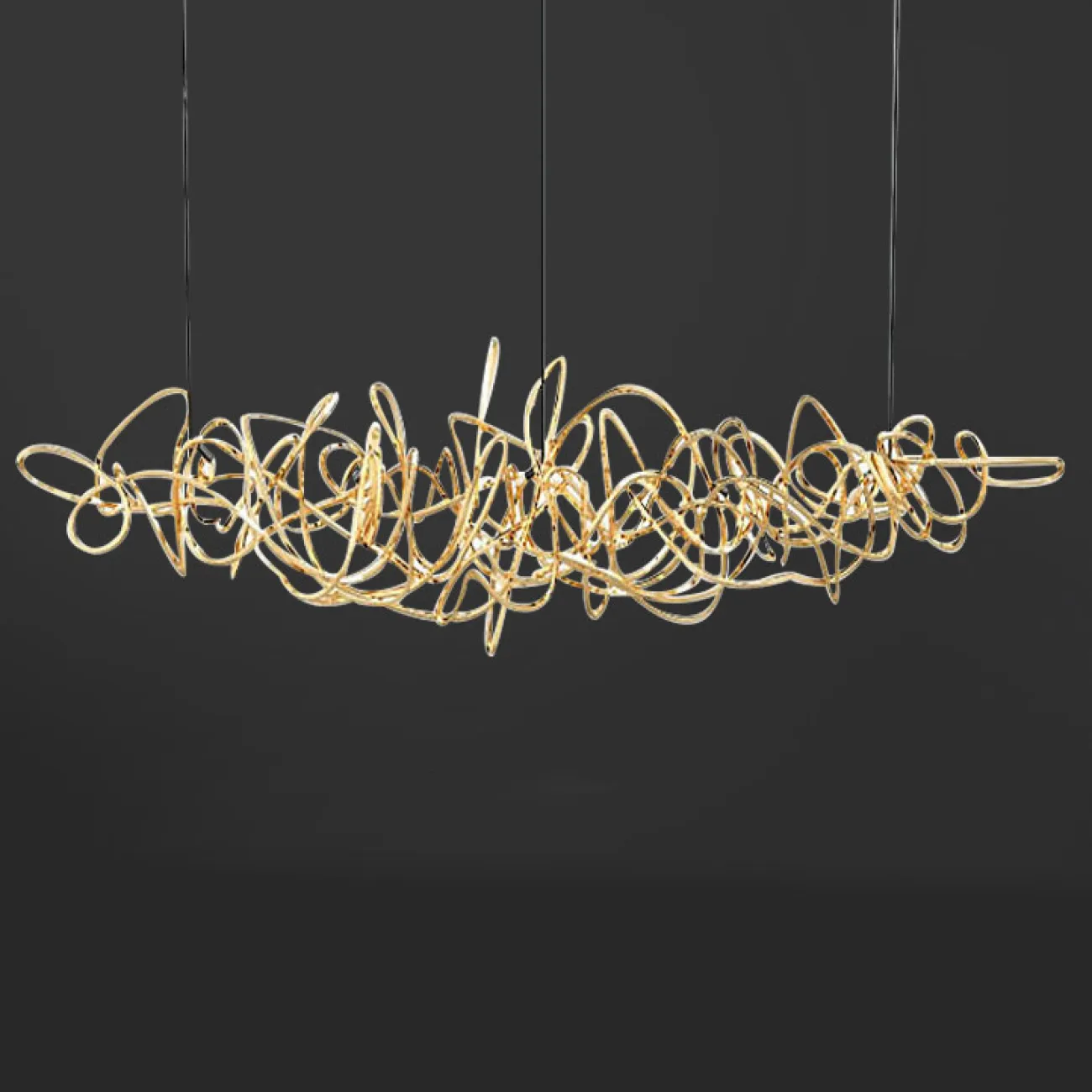 Подвесной светильник COUNTESS L135 Rose Gold от ImperiumLoft