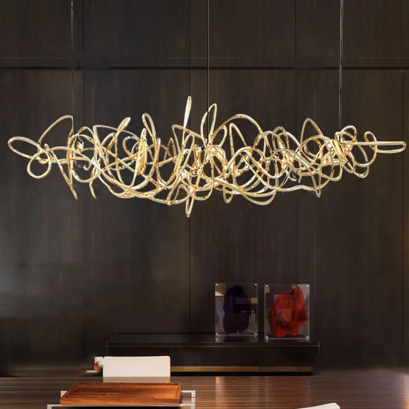 Подвесной светильник COUNTESS L135 Rose Gold от ImperiumLoft