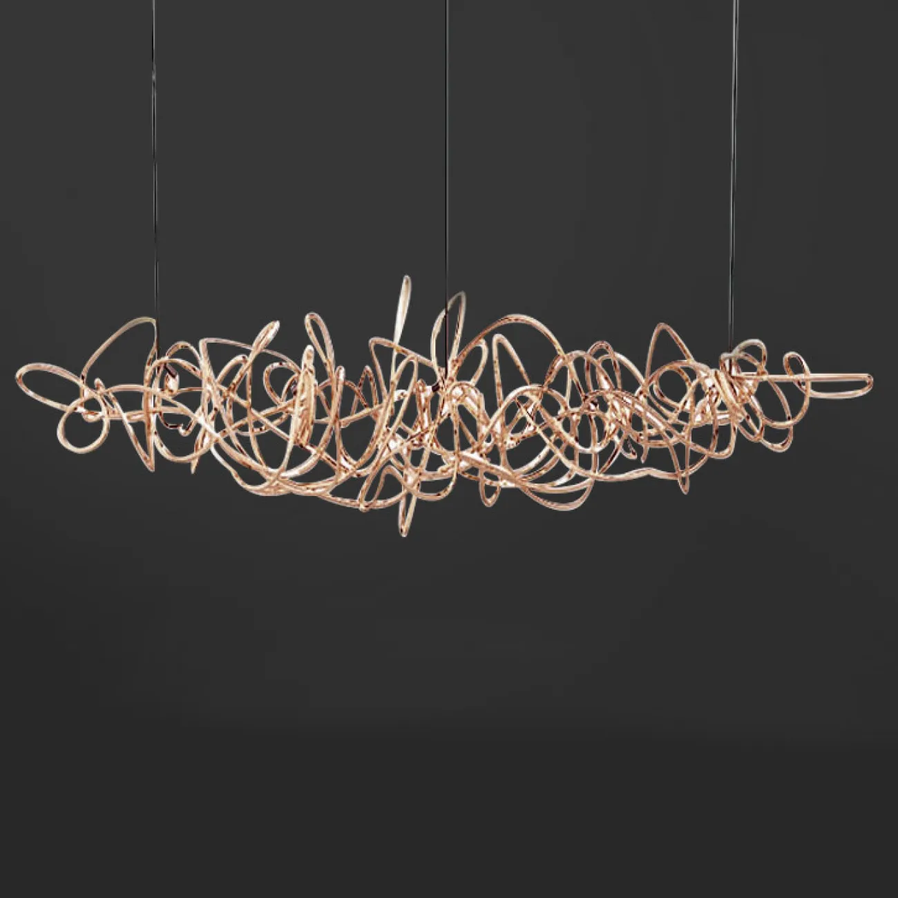 Подвесной светильник COUNTESS L150 Rose Gold от ImperiumLoft