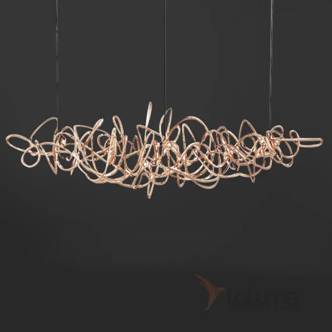 Подвесной светильник COUNTESS L135 Rose Gold от ImperiumLoft