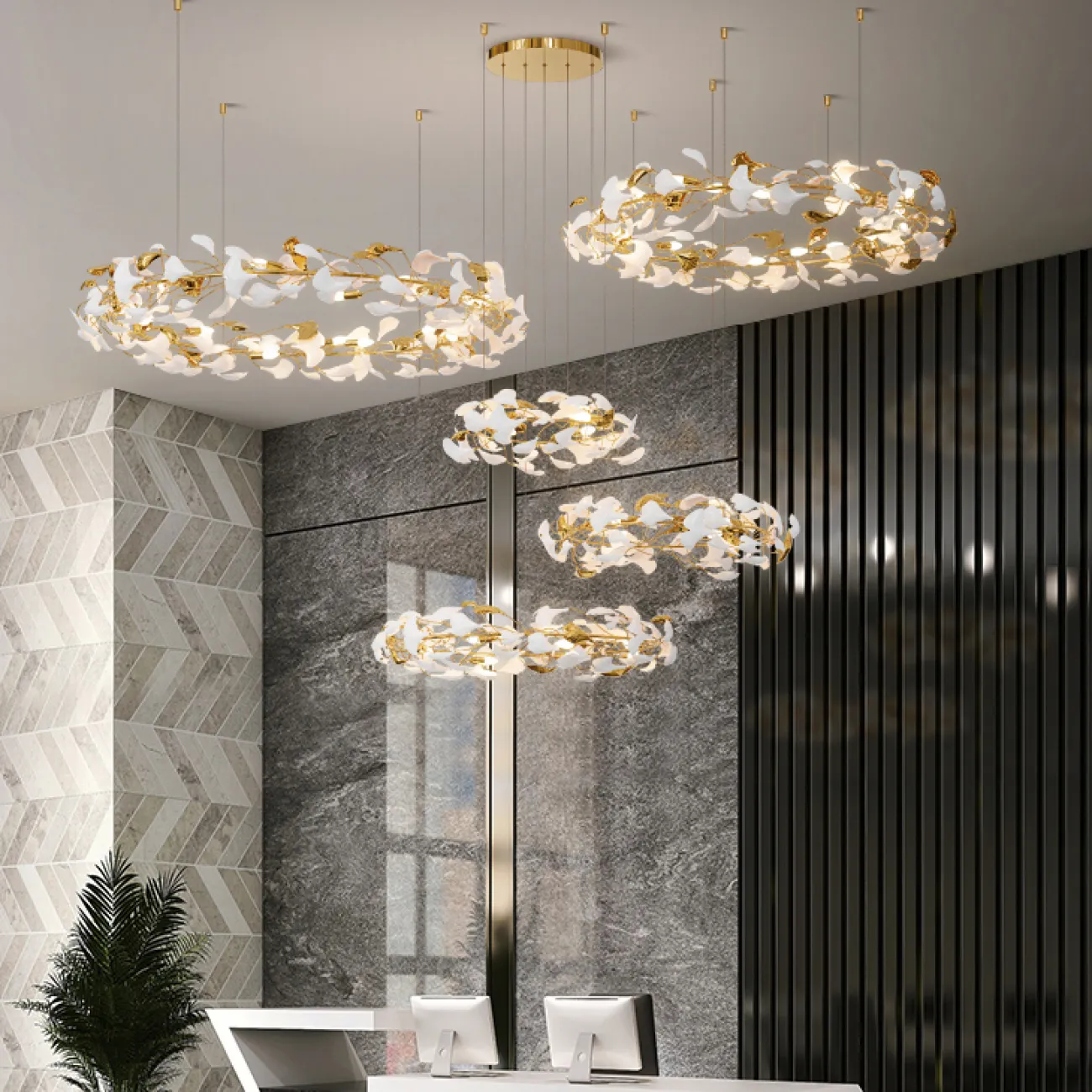 Подвесная люстра JULIETTA COMBO D60+80+100+120 от ImperiumLoft