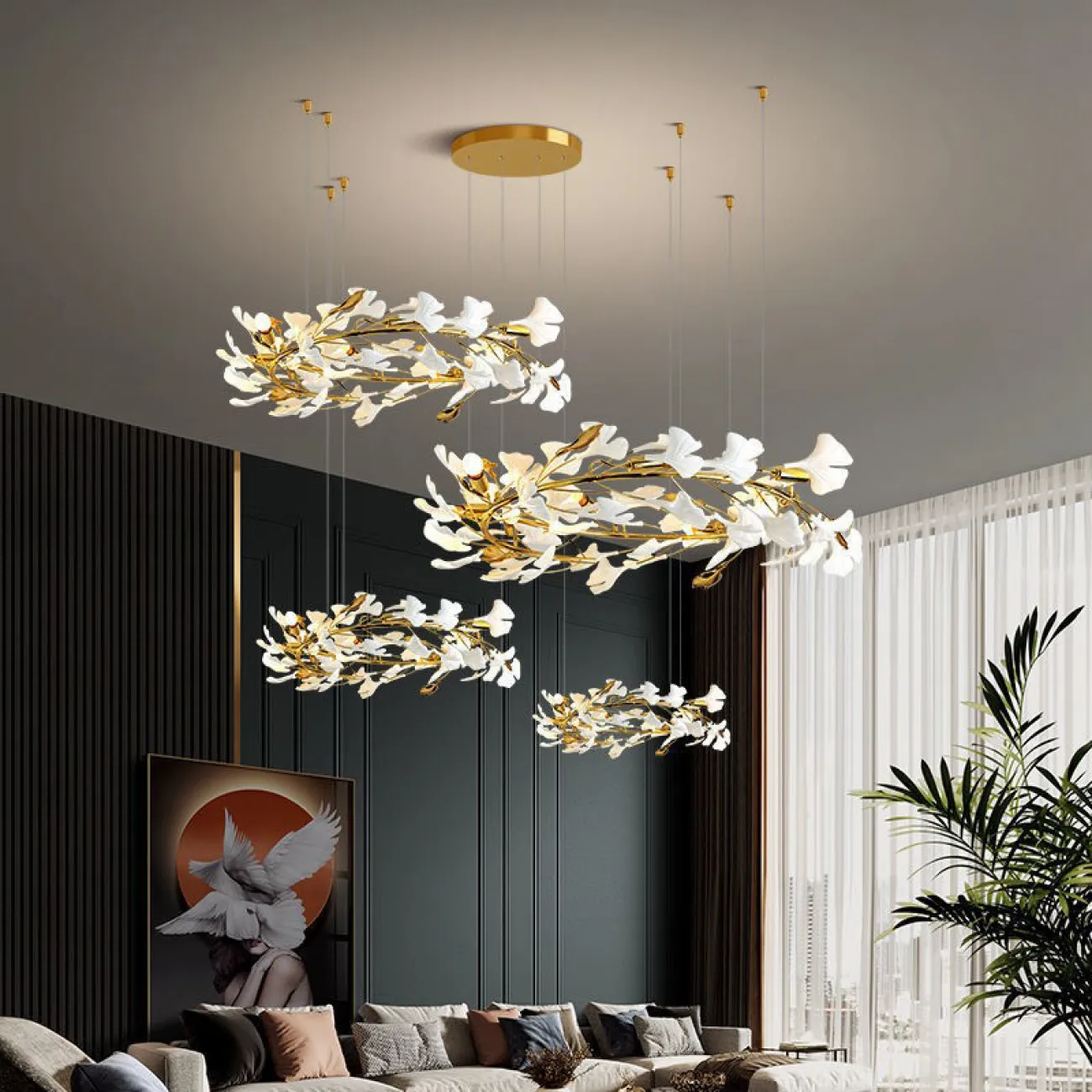 Подвесная люстра JULIETTA COMBO D60+80+100+120 от ImperiumLoft