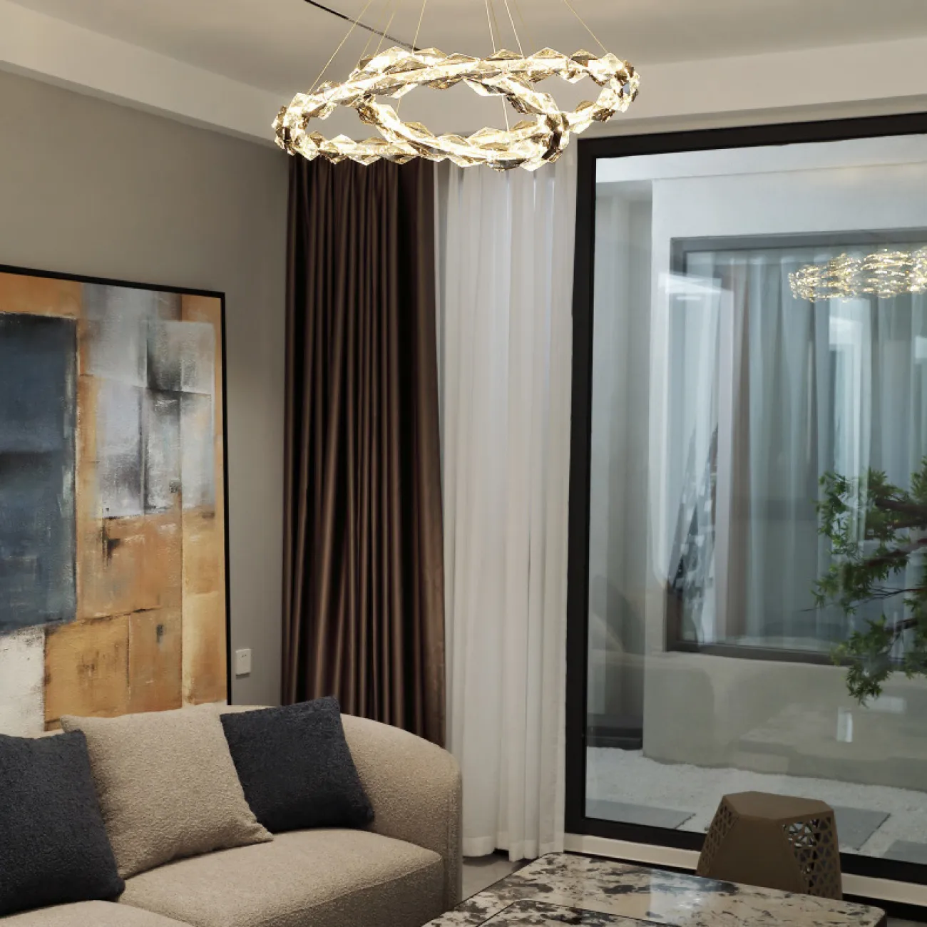 Подвесная люстра JENNIFER D40+60+80+50+100+120 от ImperiumLoft