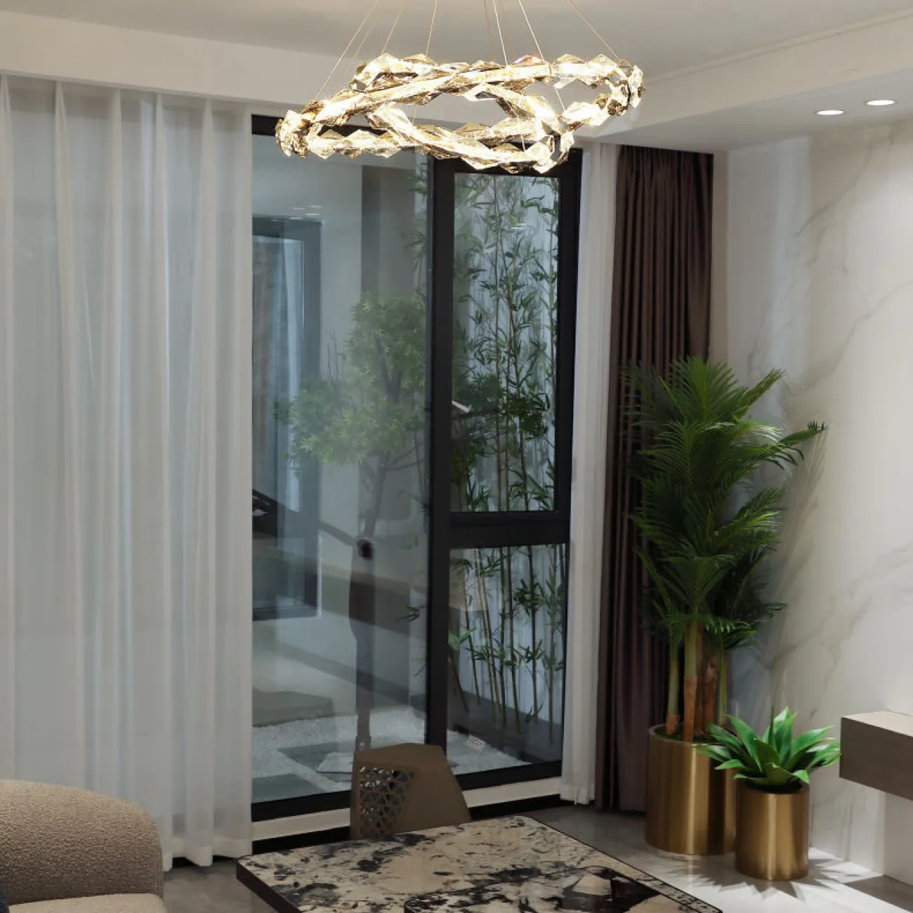 Подвесная люстра JENNIFER D40+60 от ImperiumLoft