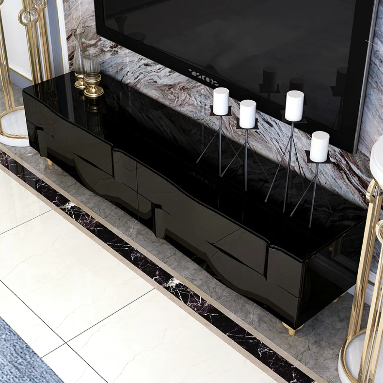 Дизайнерская тумба под TV - LaLume-TV00157