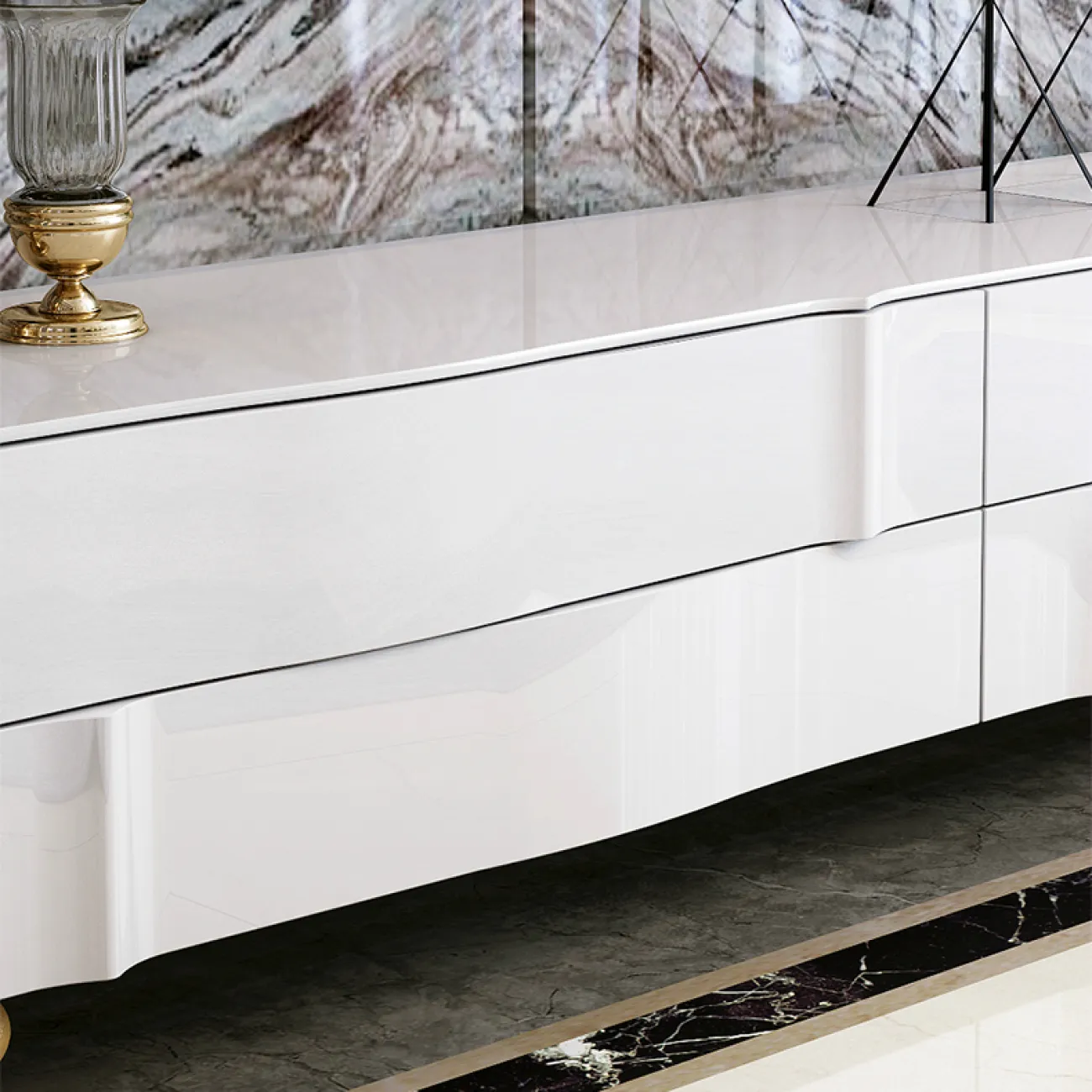 Дизайнерская тумба под TV - LaLume-TV00157