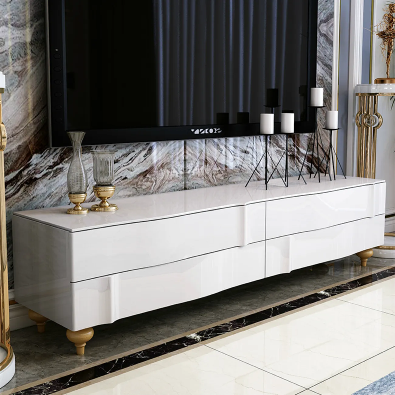 Дизайнерская тумба под TV - LaLume-TV00157