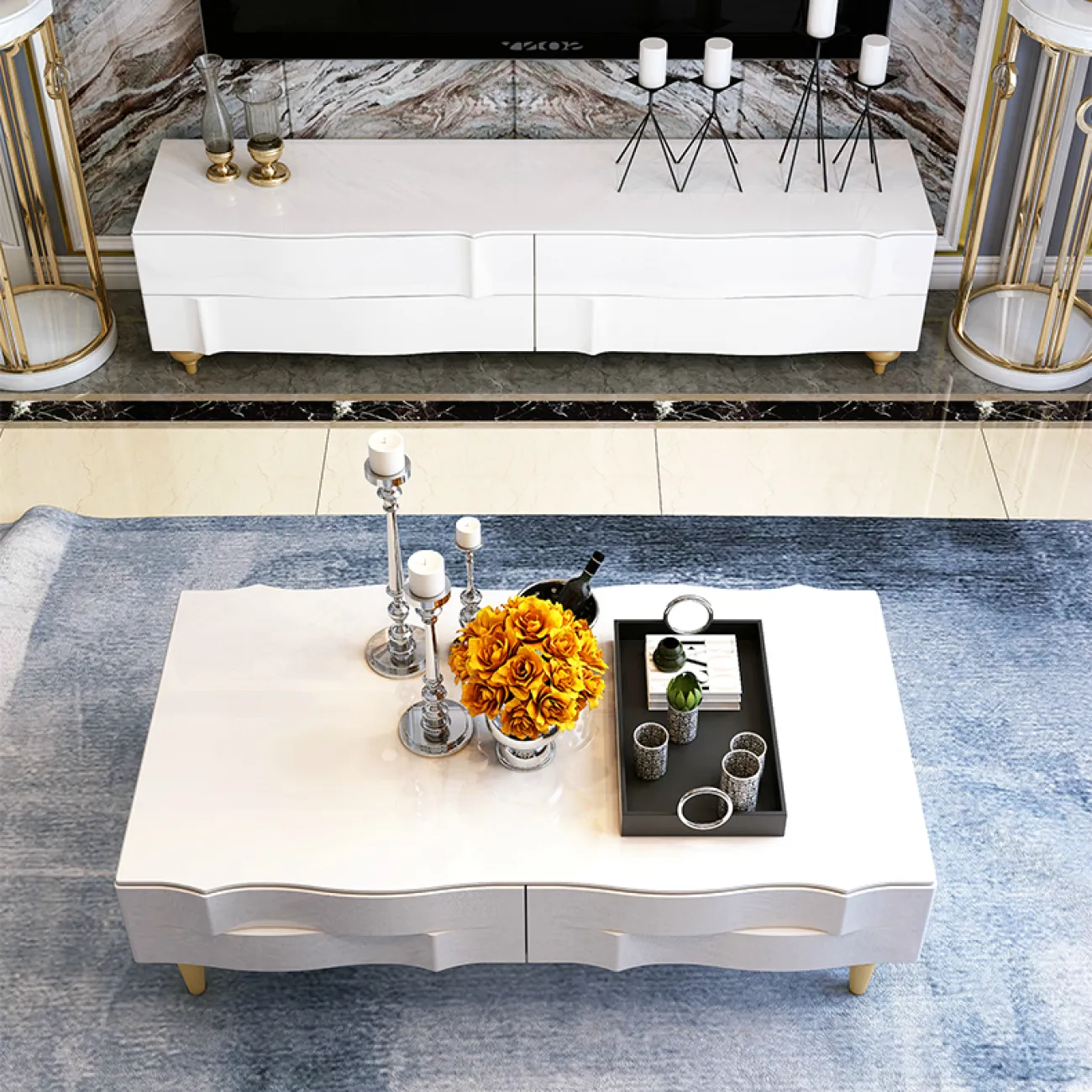 Дизайнерская тумба под TV - LaLume-TV00157