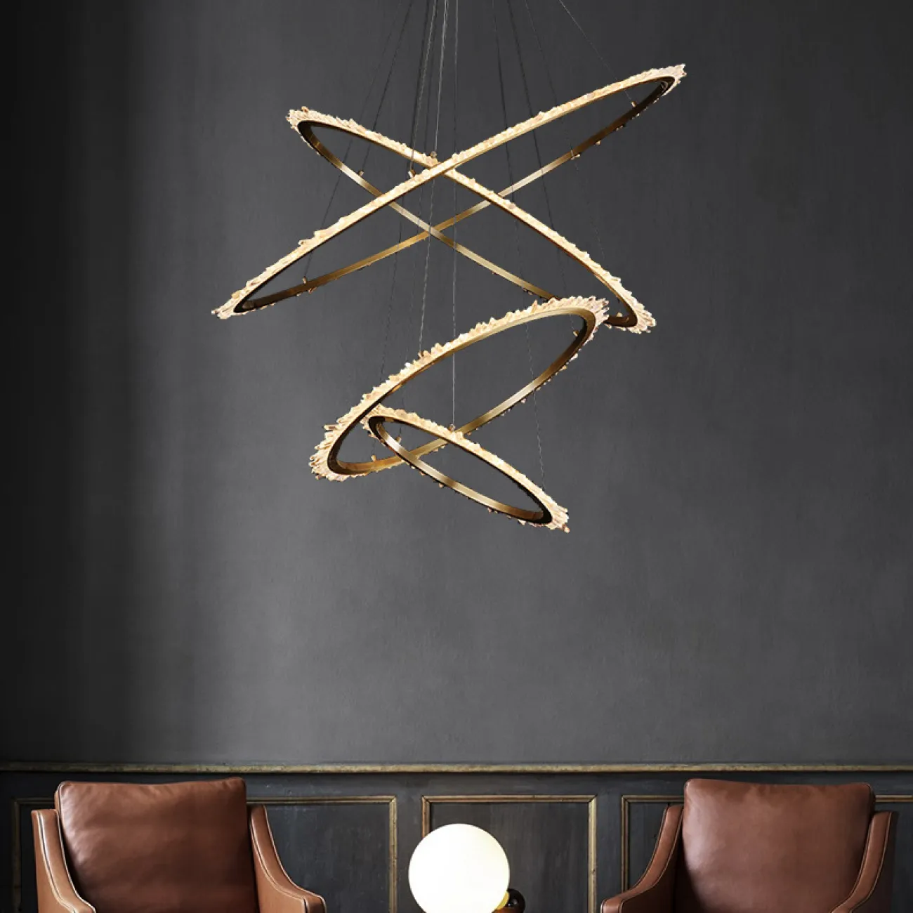 Подвесная люстра DEODORA LUX D60+80+100 от ImperiumLoft