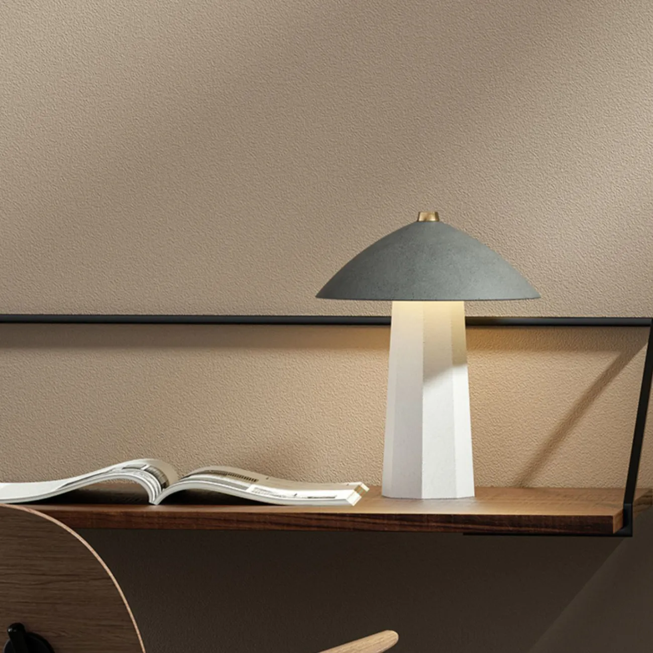 Настольная лампа ROMAR Grey от ImperiumLoft