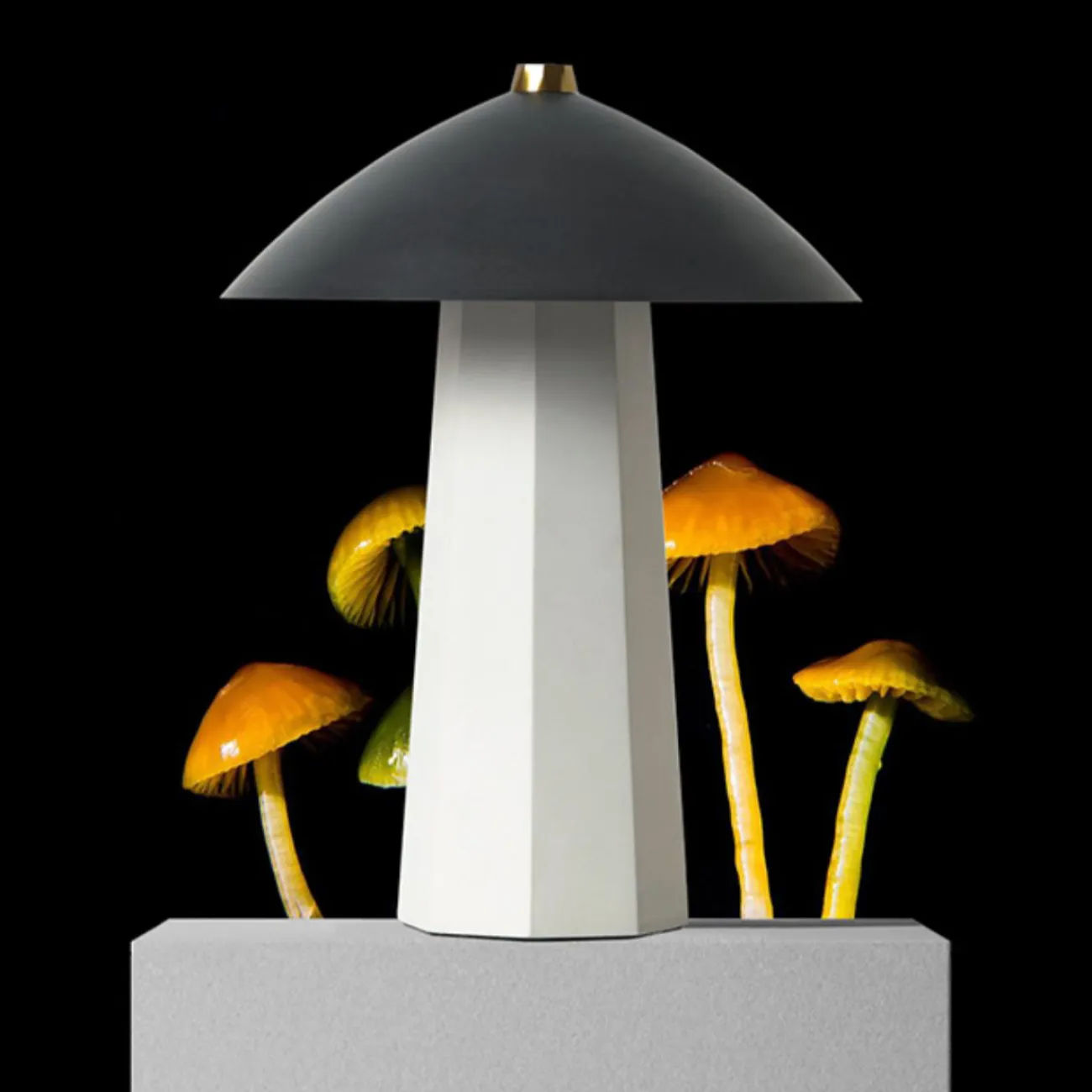 Настольная лампа ROMAR Grey от ImperiumLoft