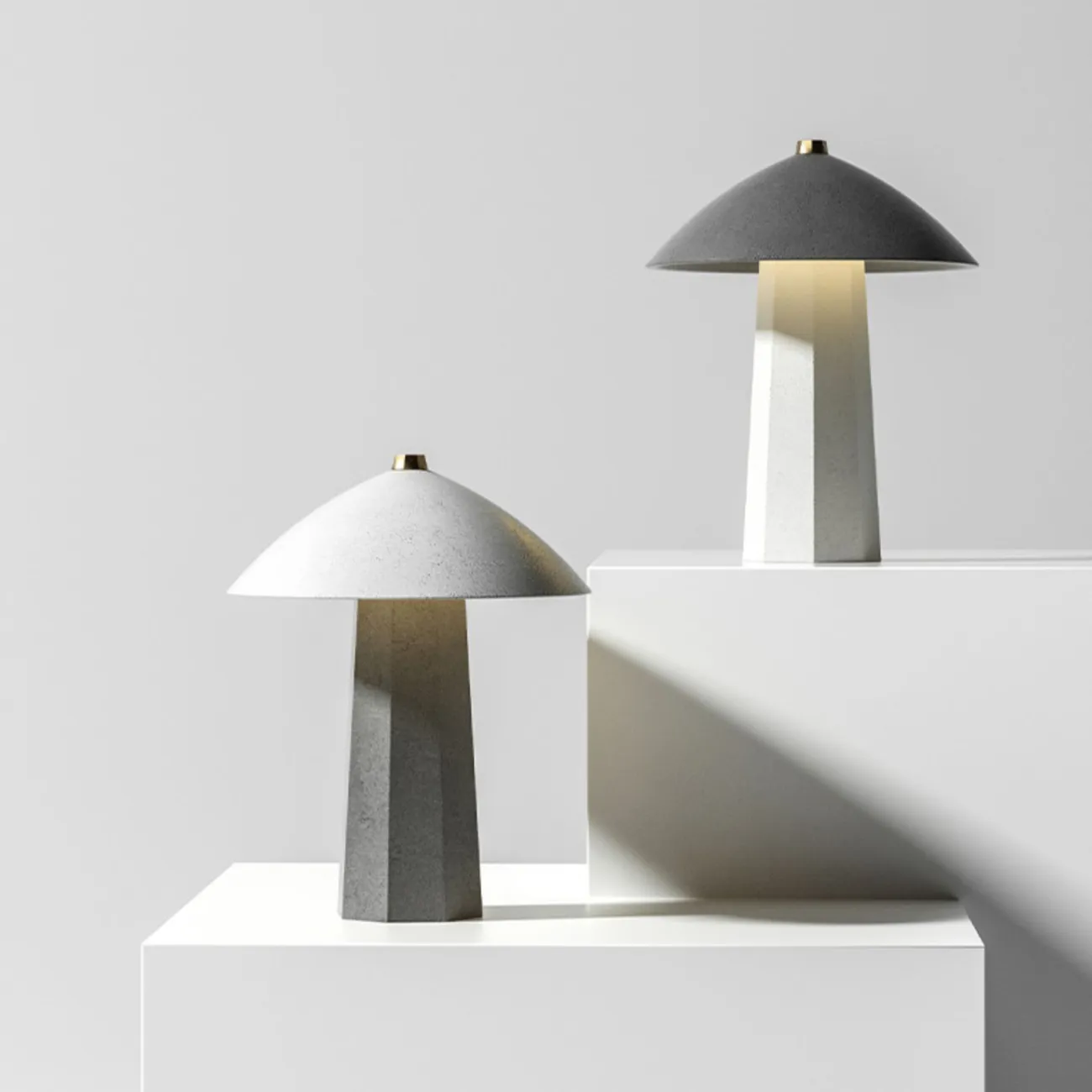 Настольная лампа ROMAR Grey от ImperiumLoft