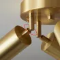 Серия светильников с поворотными цилиндрическими спотами из настоящей латуни HALLER L3