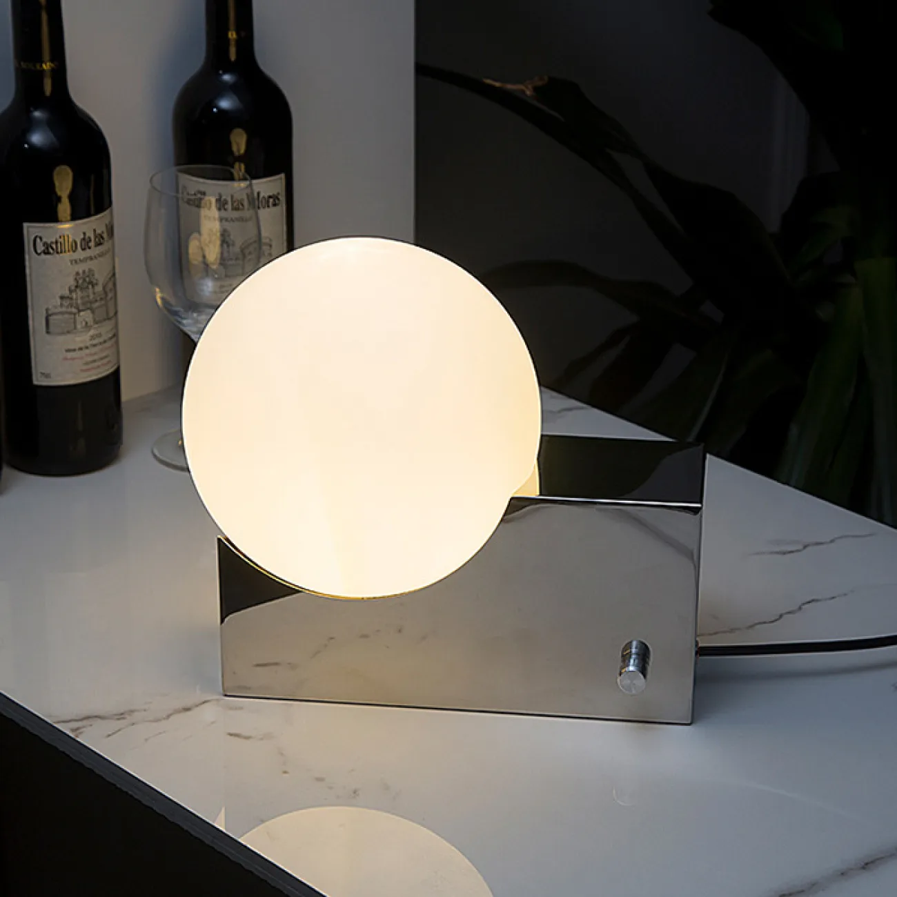 Настольная лампа STRIKE TAB PACO TAB Chrome от ImperiumLoft