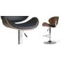 Барный стул Eames Lounge Bar Stool черный designed by Charles and Ray Eames от LaLume