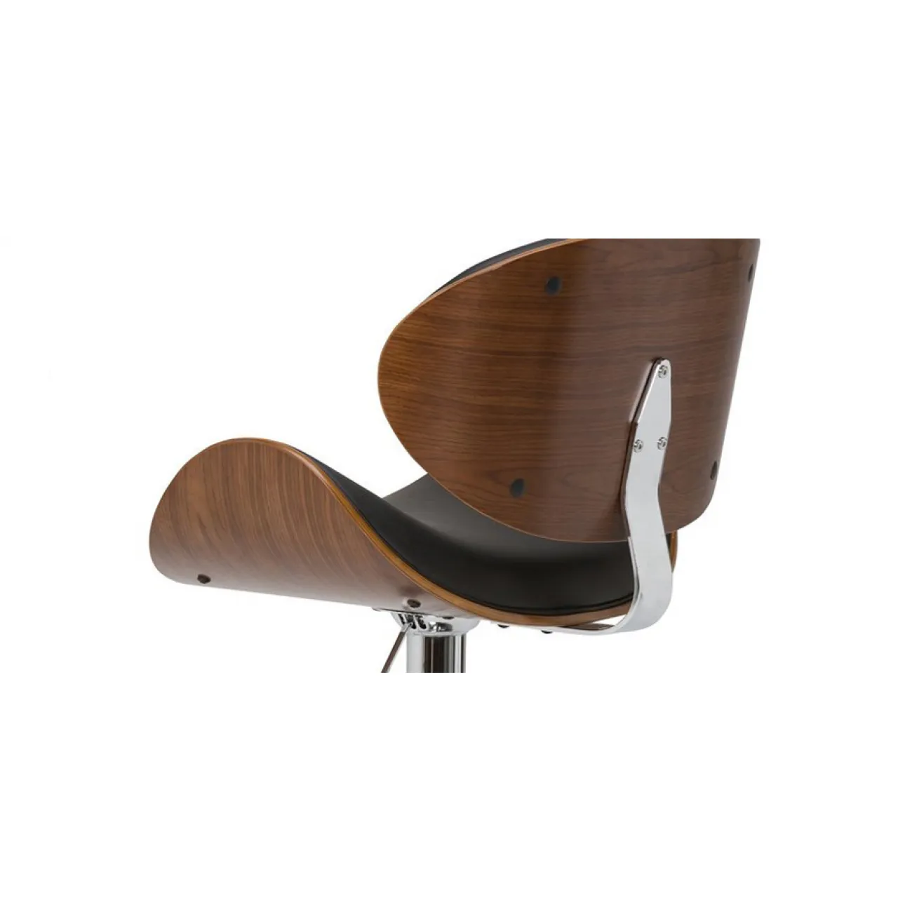 Барный стул Eames Lounge Bar Stool черный designed by Charles and Ray Eames от LaLume