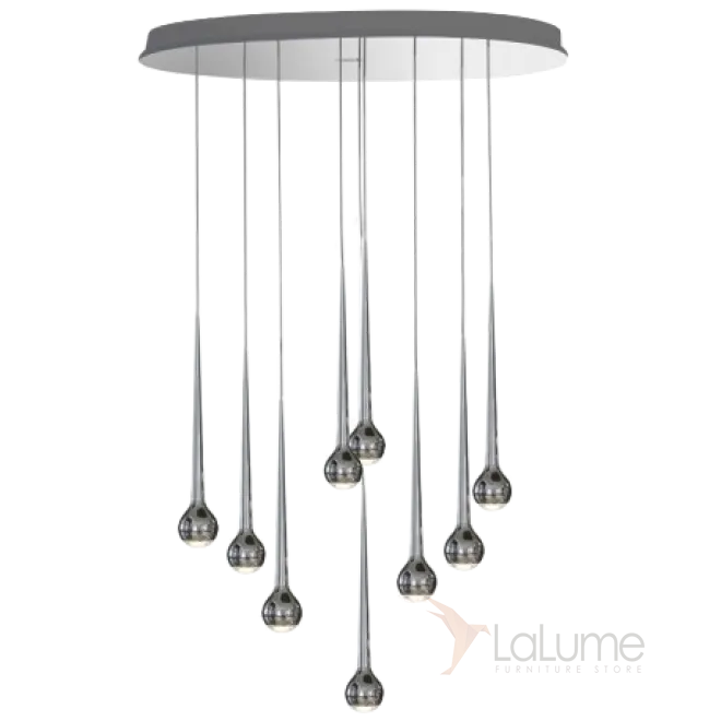 Люстра Curved Stix Chandelier 12 White от LaLume