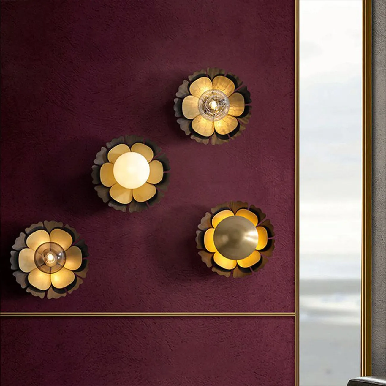 Настенное бра CAMELLIA WALL от ImperiumLoft