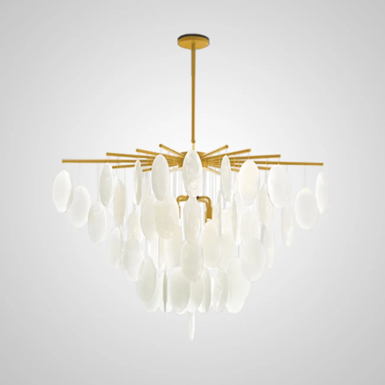 Потолочная люстра RITTA D95 Gold от ImperiumLoft Потолочная люстра RITTA D95 Gold от ImperiumLoft