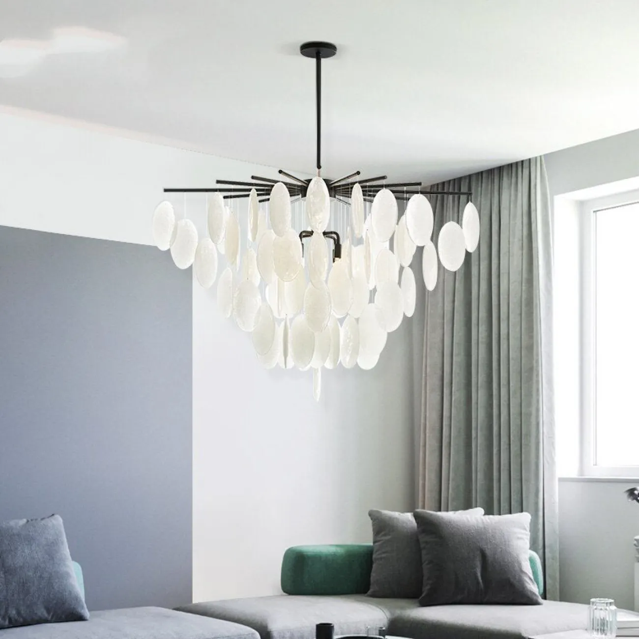 Потолочная люстра RITTA D95 Gold от ImperiumLoft