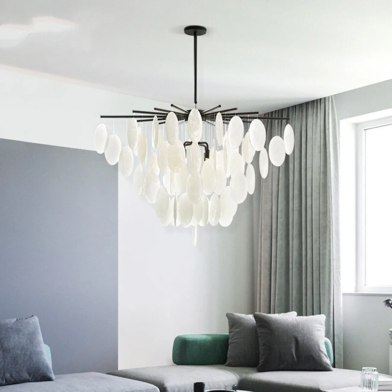 Потолочная люстра RITTA D95 Gold от ImperiumLoft Потолочная люстра RITTA D95 Gold от ImperiumLoft