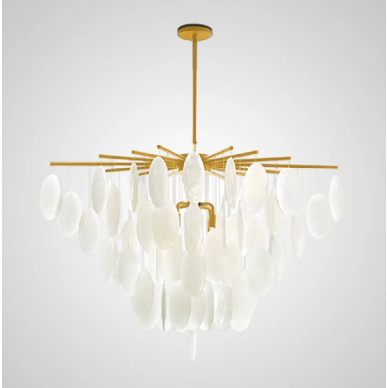 Потолочная люстра RITTA D75 Black от ImperiumLoft