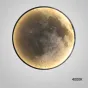 Круглый настенный светильник с изображением Луны COSMOS MOONLIGHT D50 4000К