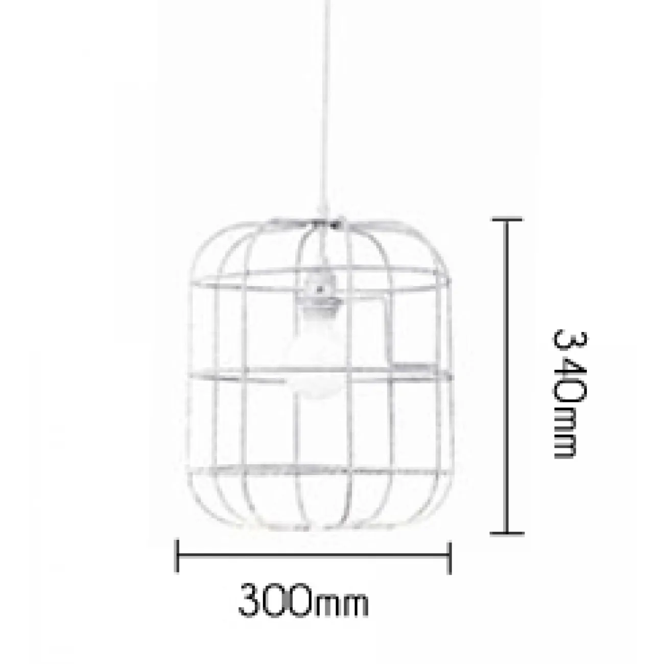 Подвесной светильник Loft Cage Barrel от LaLume